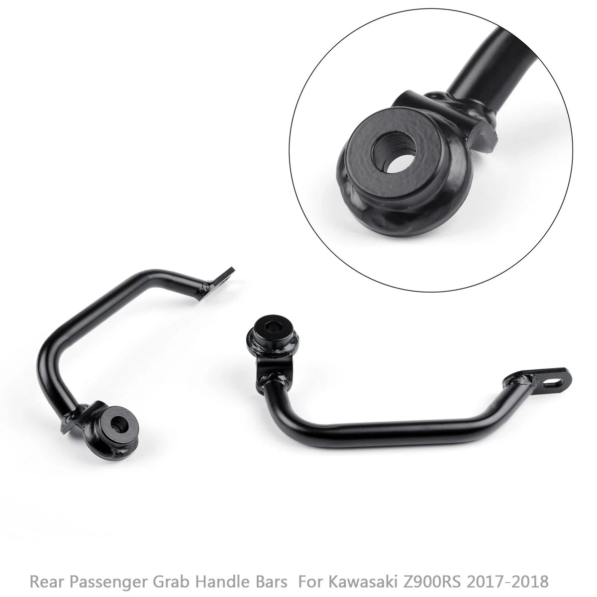 Black Passenger Grab Handle Bar for Kawasaki Z 900 950 RS (2017–2022)