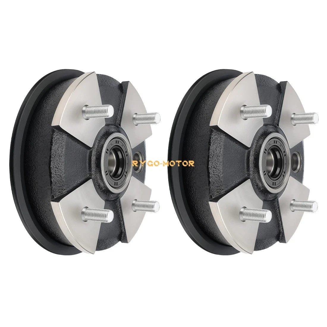 2 Front Brake Drums for Honda FourTrax TRX200 TRX200D (1990–1997) 44600-HM8-000