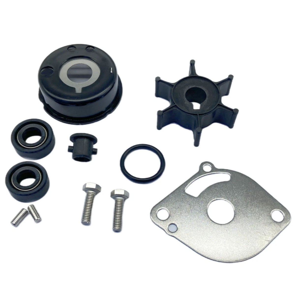Water Pump Impeller Repair Kit for Yamaha 2-Stroke 2HP Outboard 6GD 6A1-W0078-02