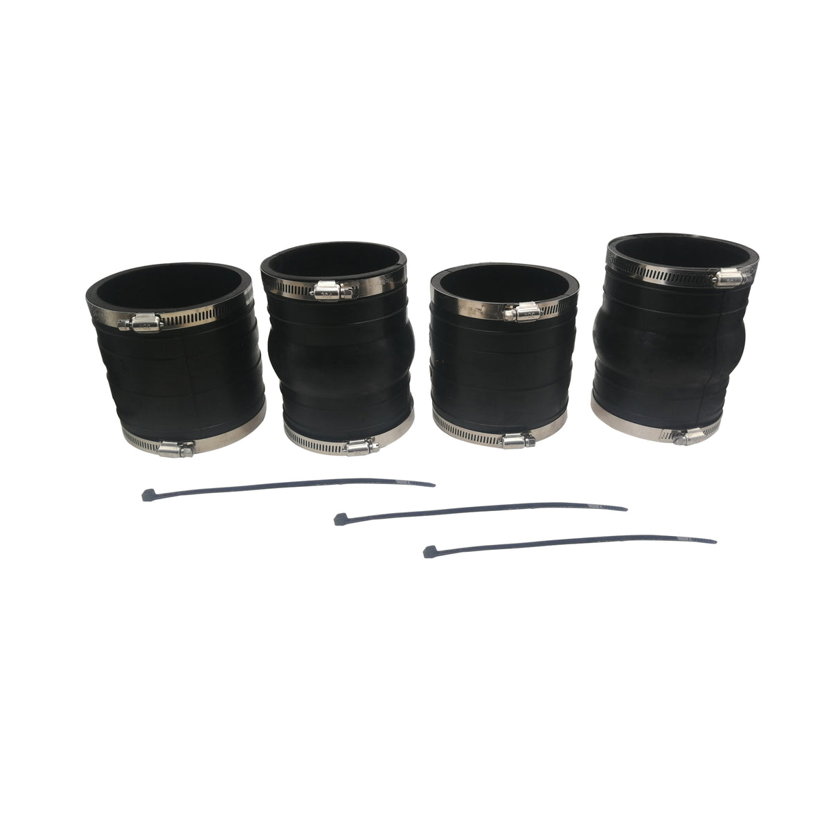 Upper Lower Rubber Coupler Exhaust Hose Bellows for OMC Volvo Penta 4.3 5.0 5.7L