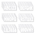 Boat Registration Decals A-Z & 0-9 for Customization
