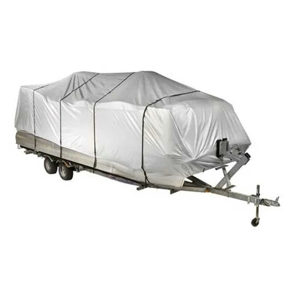 Covermate Pontoon Boat Travel Cover OV39178PL - Max 24 FT 5 Inches Silver