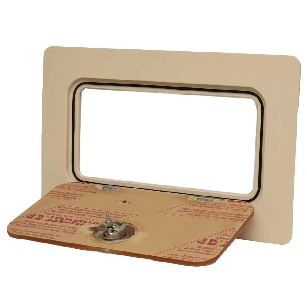 Parker Boat Hatch Door 251495 - Half Deck 27 7/8 X 17 3/8 Inch Cream