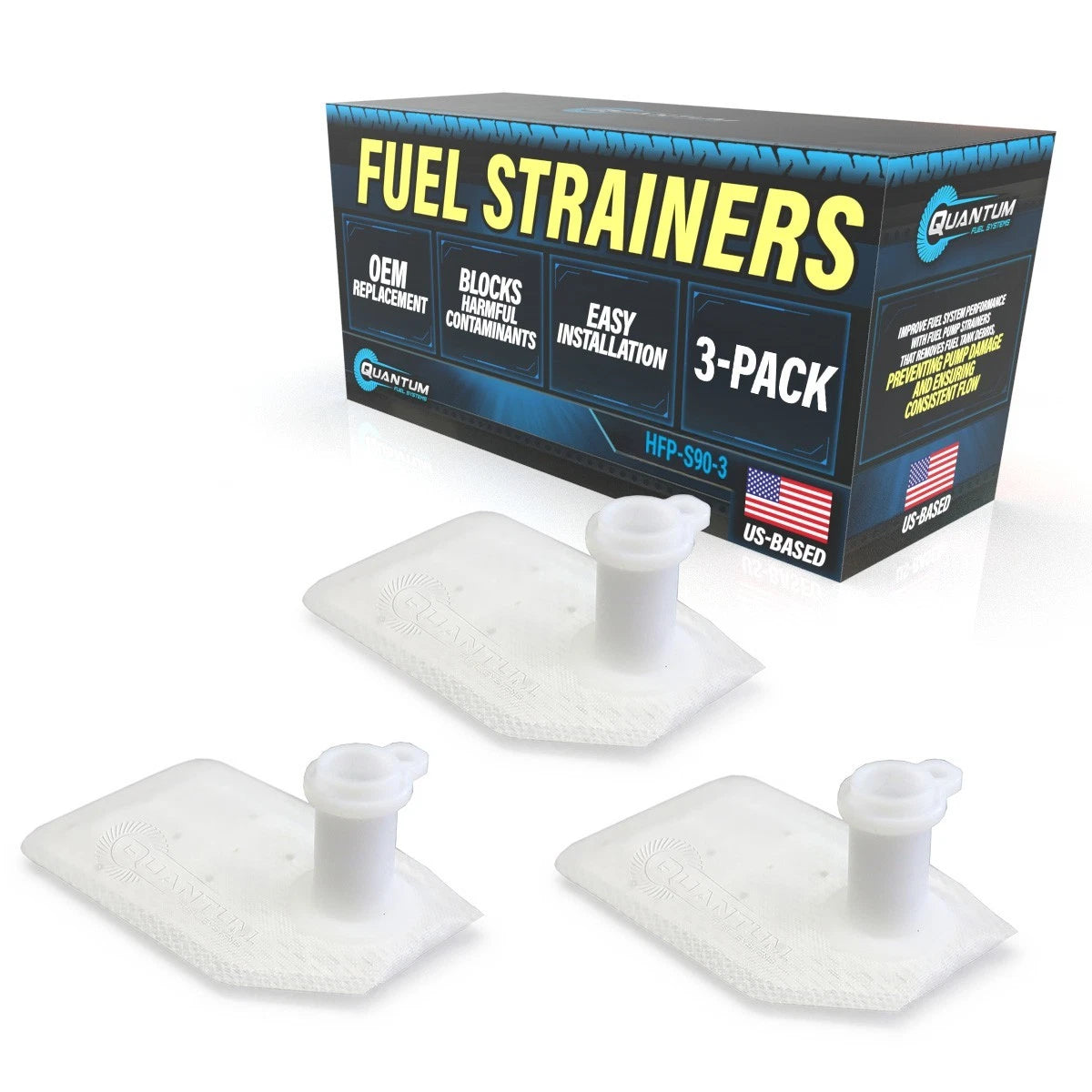 Fuel Pump Filter Strainers [3] 09-19 Yamaha ATV YFZ450X YFZ450R 18P-13907-00-0 0