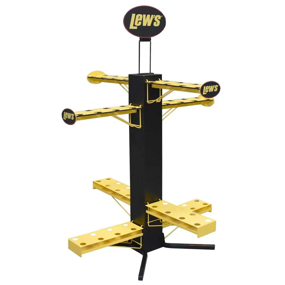 Lews Boat Fishing Rod Holder 10238 - 62 7/8 X 44 1/4 Inch 32 Slot Steel