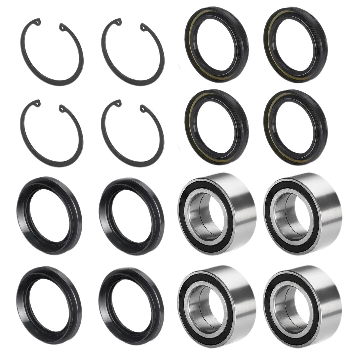 Set of 4 Rear Wheel Bearing Seals for Honda Rincon TRX650FGA (2004–2005)