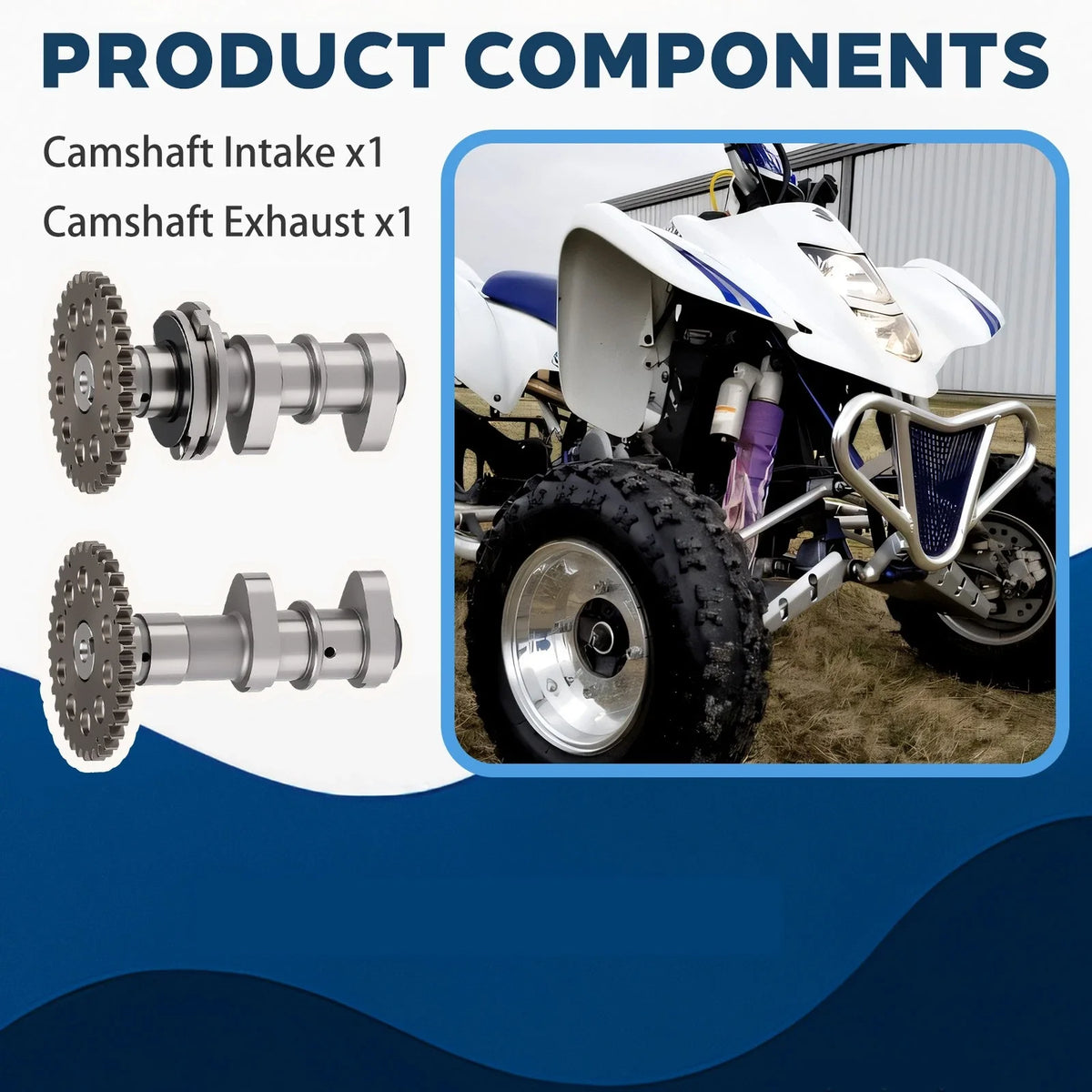 Intake & Exhaust Camshaft Kit for Suzuki LTZ400 (2003–2014)