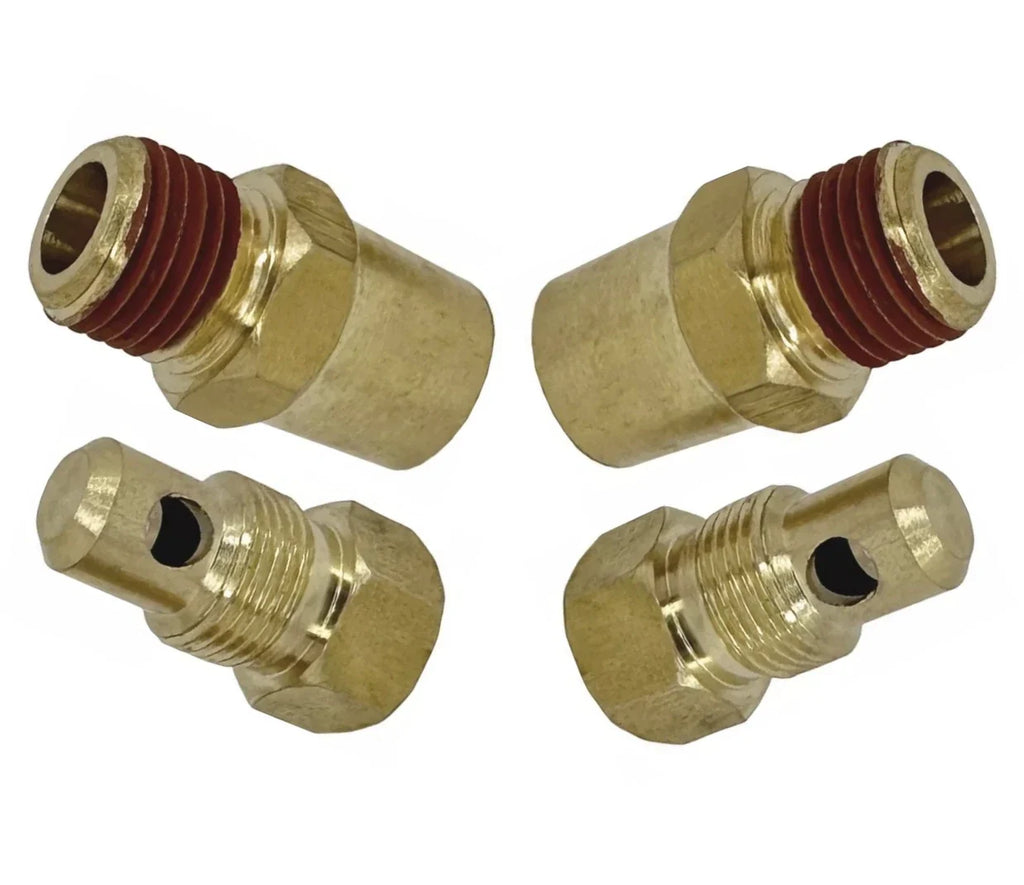 Set of 2 Exhaust Manifold & Engine Block Drain Plug Kit for Mercruiser (22-16951Q1)