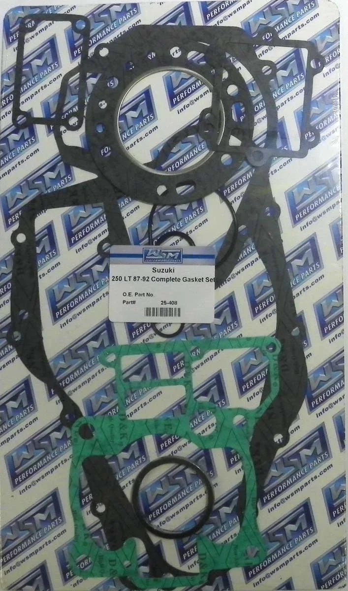 Complete Gasket Kit 25-408 for WSM 250 Quadracer (1987–1992)