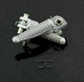 Front Bracket Footrest Footpeg Set for Kawasaki ZX6R ZX10R (2003–2012)