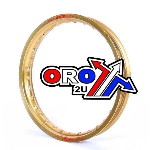 EXCEL GOLD WHEEL RIM 215-18, 32 SPOKE HOLE, HONDA CRF250R 04-18, CRF450R 02-18