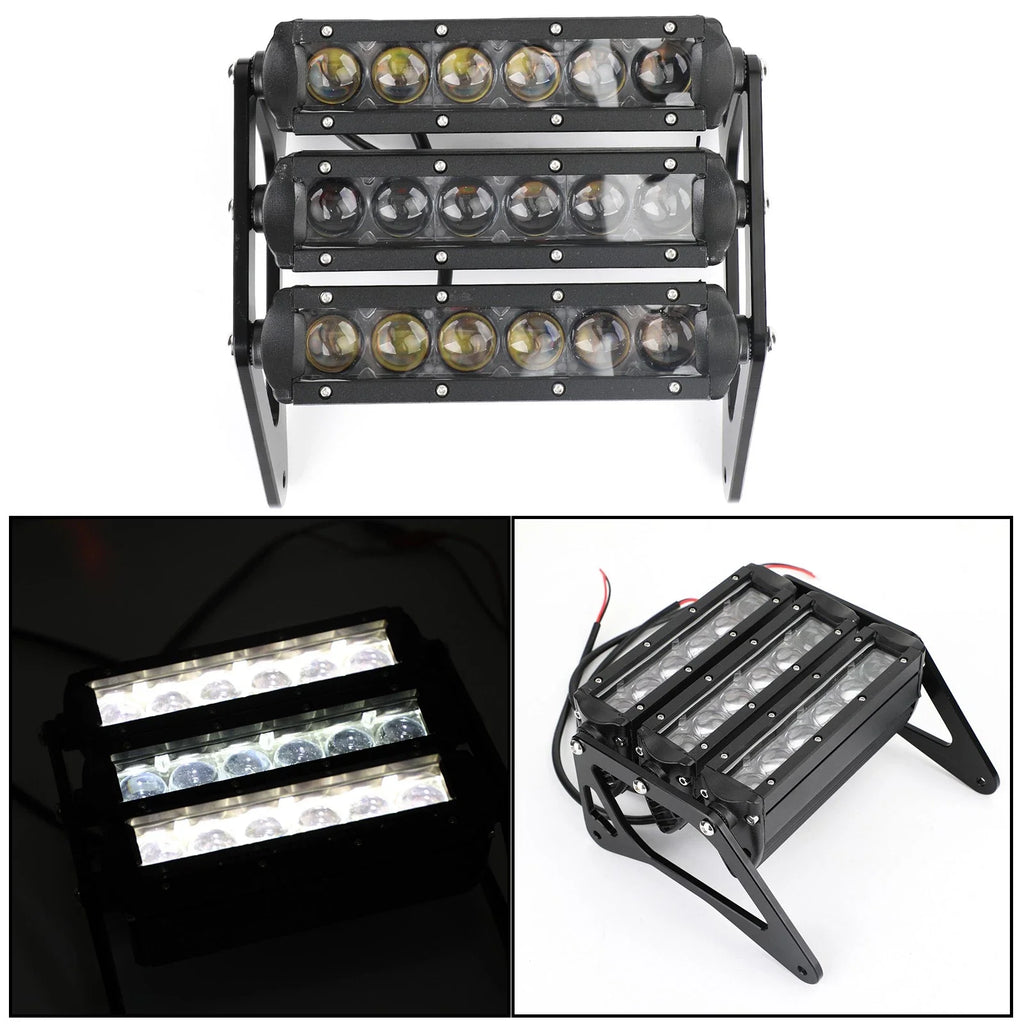 3Row LED Headlight Fog Light for Honda Grom MSX125 (2013–2019)