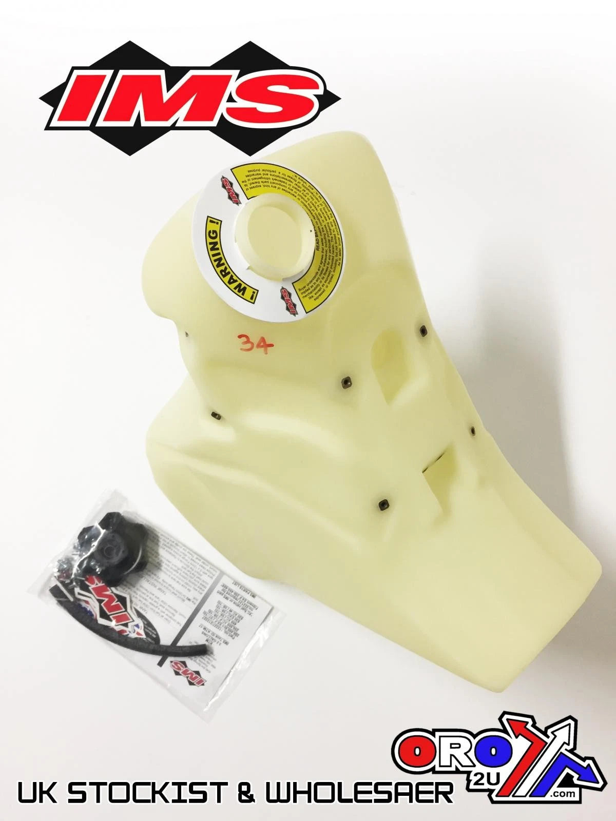 IMS Natural 3.2 Gal Fuel Tank+Screw Cap KTM SX-F250-505 07-10, EXC450/530 08-10