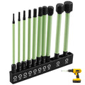 10Pcs 1/4inch Allen Wrench Drill Bit Set S2 Alloy Steel Metric Magnetic Tip