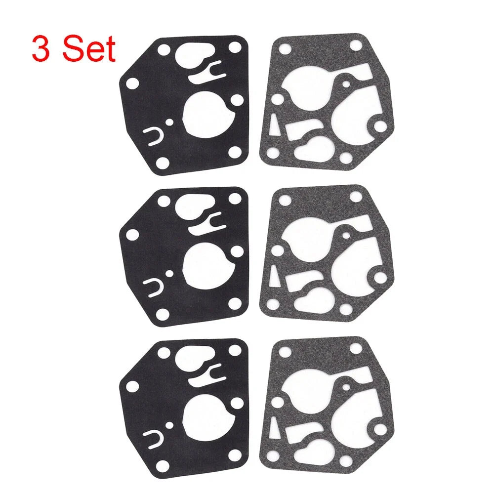 Set of 3 Carburetor Gasket Kits for Briggs 495770 795083 5083H 5083K 95900 96900