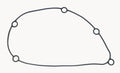 O-Ring for Yamaha 1200 / 1300 Generator Cover (2001–2008)
