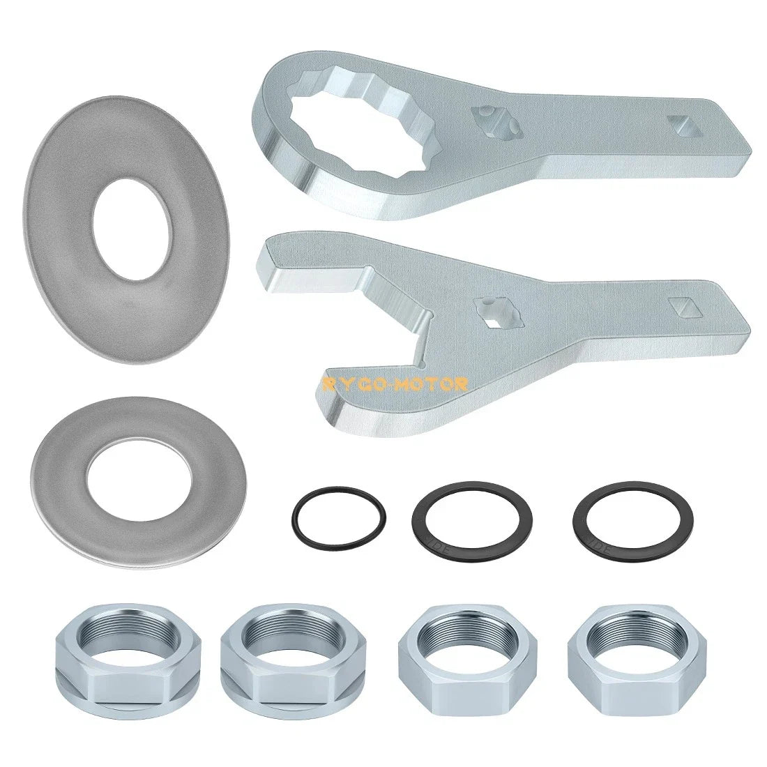 Set of 2 Axle Nut Wrench Tool & Washer Seal for Honda Rancher 420 (2007–2023)
