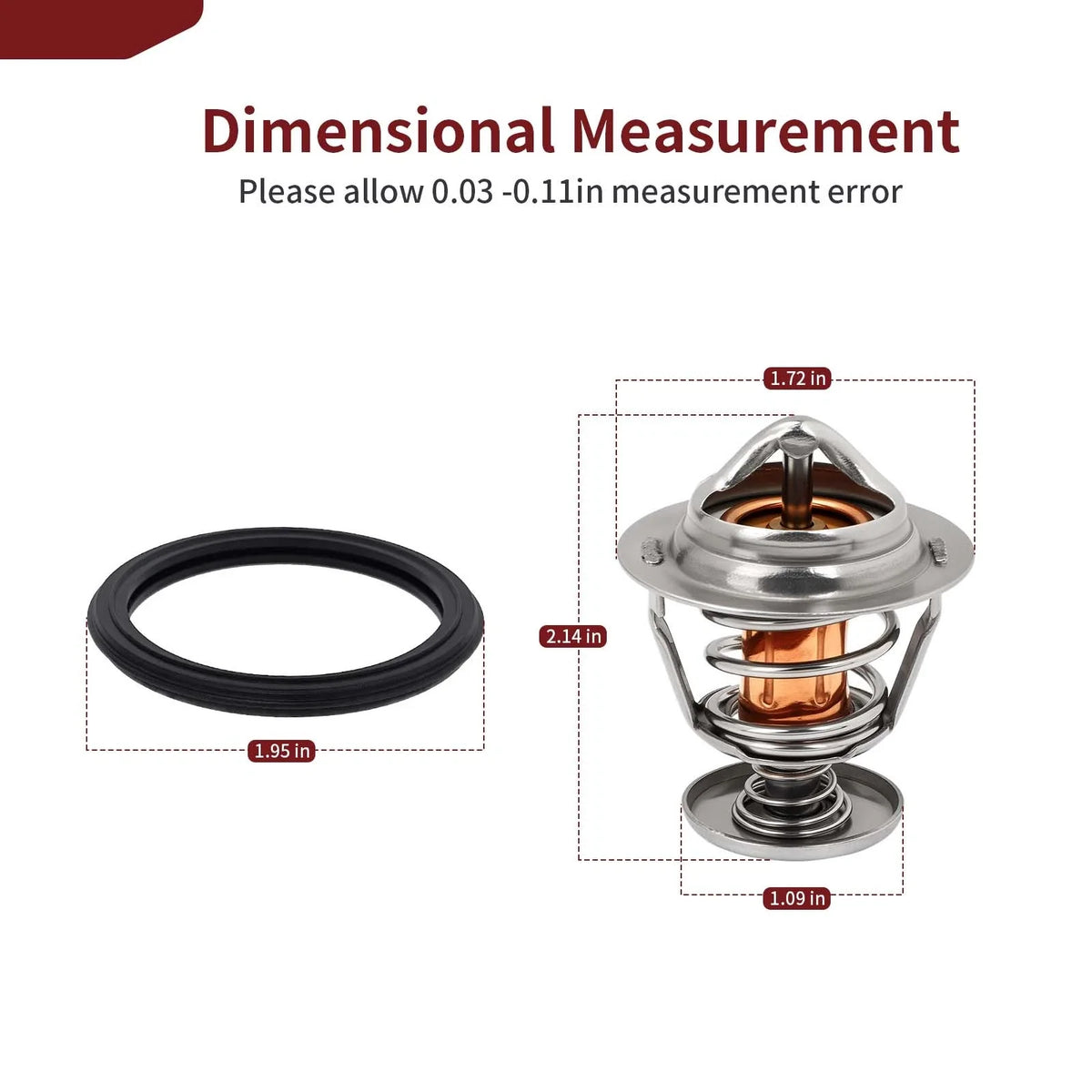 Thermostat O-Ring 19300-HN8-305 19300-HN8-003 for Honda TRX700XX Rincon 650 680 (2006–2014)