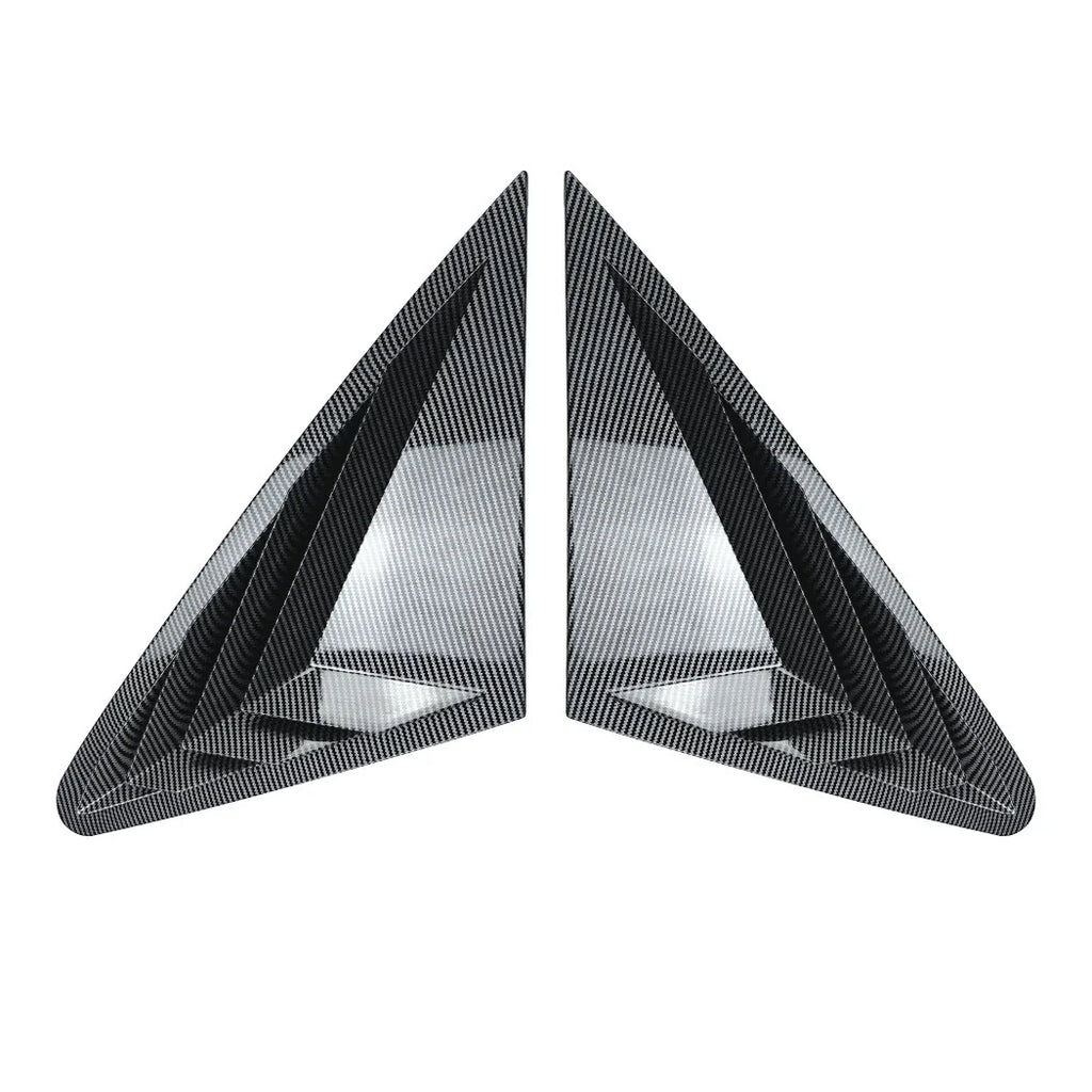 Rear Window Louver Shutter Trim for Audi Q5 (FY 2018–2023) Carbon Look