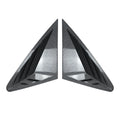 Rear Window Louver Shutter Trim for Audi Q5 (FY 2018–2023) Carbon Look