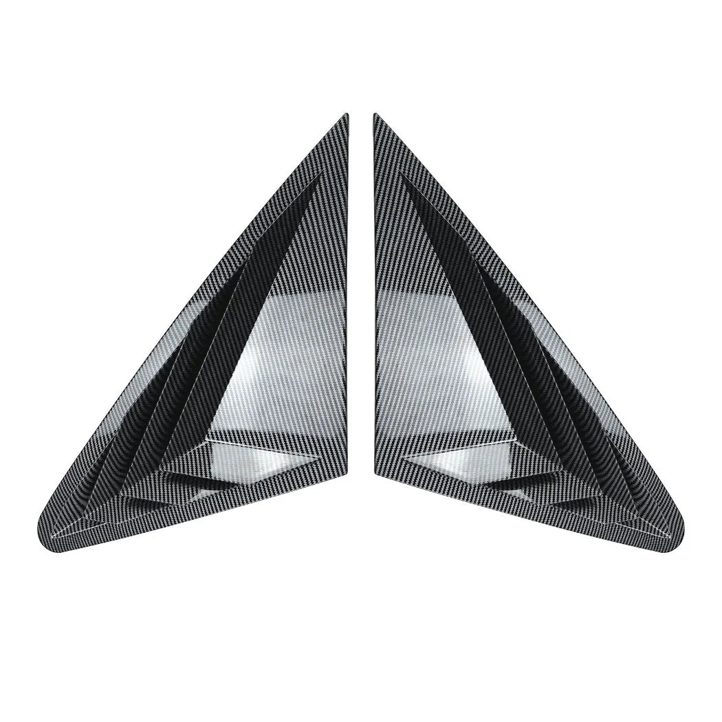 Rear Window Louver Shutter Trim for Audi Q5 (FY 2018–2023) Carbon Look