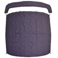 Blue Wave Boat Bimini Top Canvas 23178.1-6 - Tumacs Navy with Boot