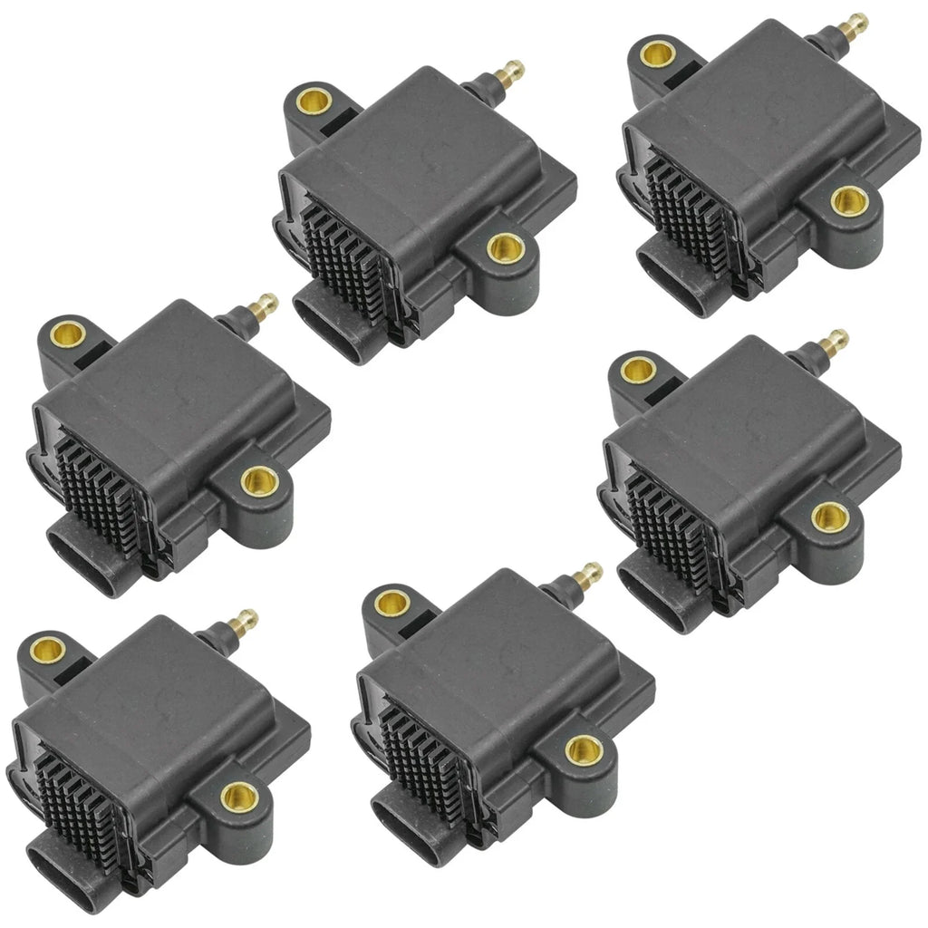 6-Pack Ignition Coils for Mercury Outboard 225 300 HP (225X 300X 3.0L EFI)