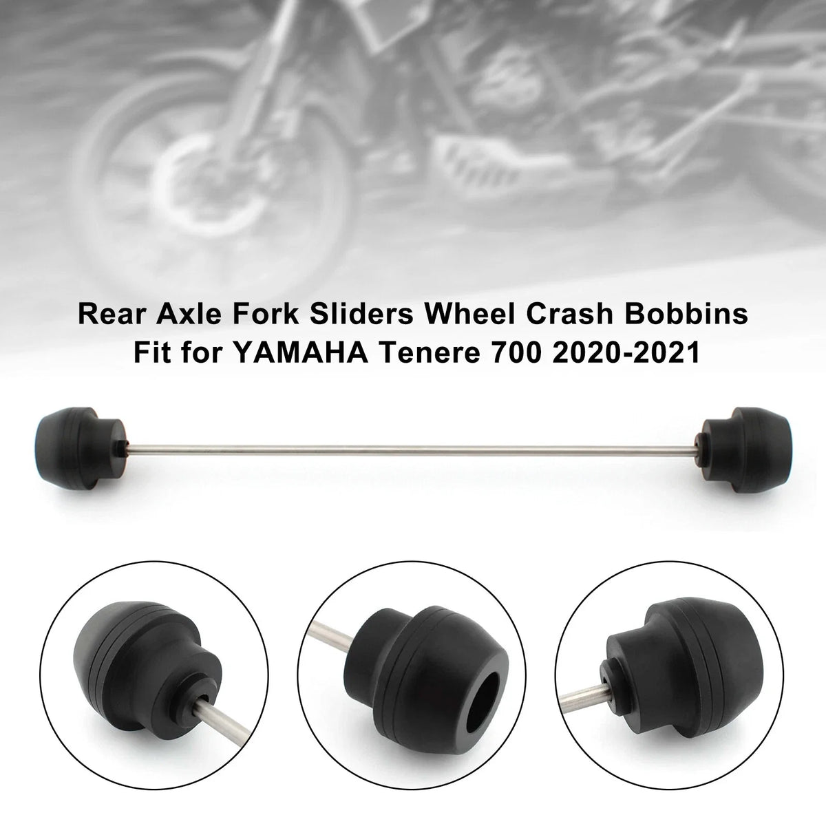 Rear Axle Fork Sliders for Yamaha Tenere 700 (2020–2021) T9