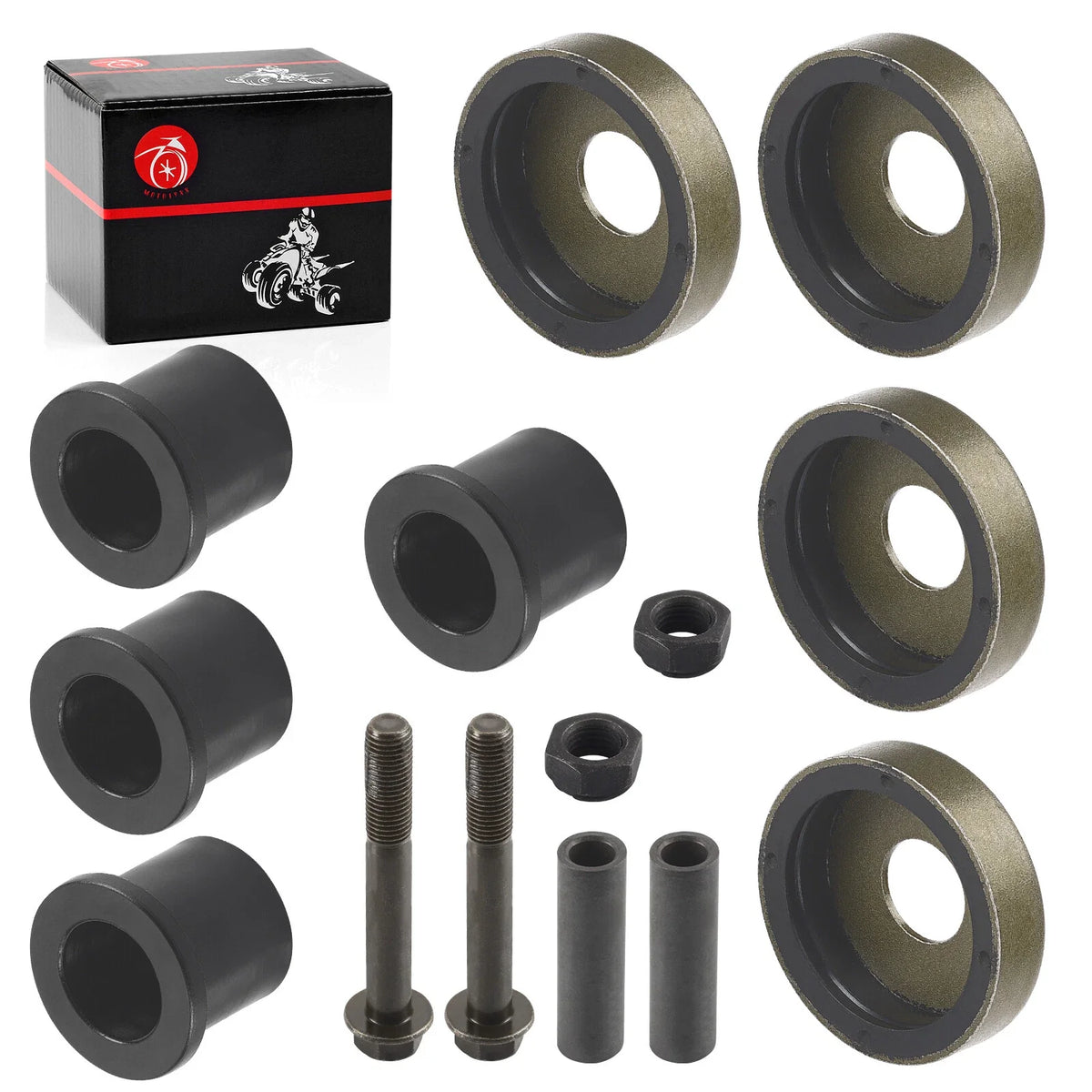 Front A-Arm Bushing Kit for Polaris Phoenix 200 (2005–2021), Sawtooth 200 (2006–2007)