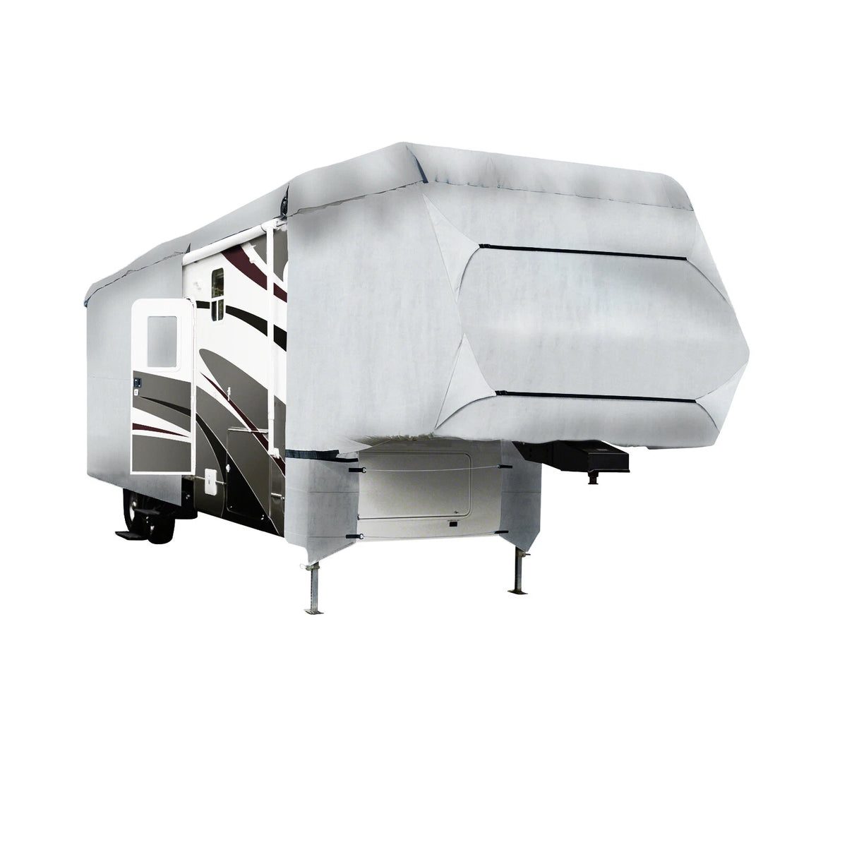 Ultimate All Weather 5th Wheel Travel Trailer Camper Cover Fits 21'-23'L Durable