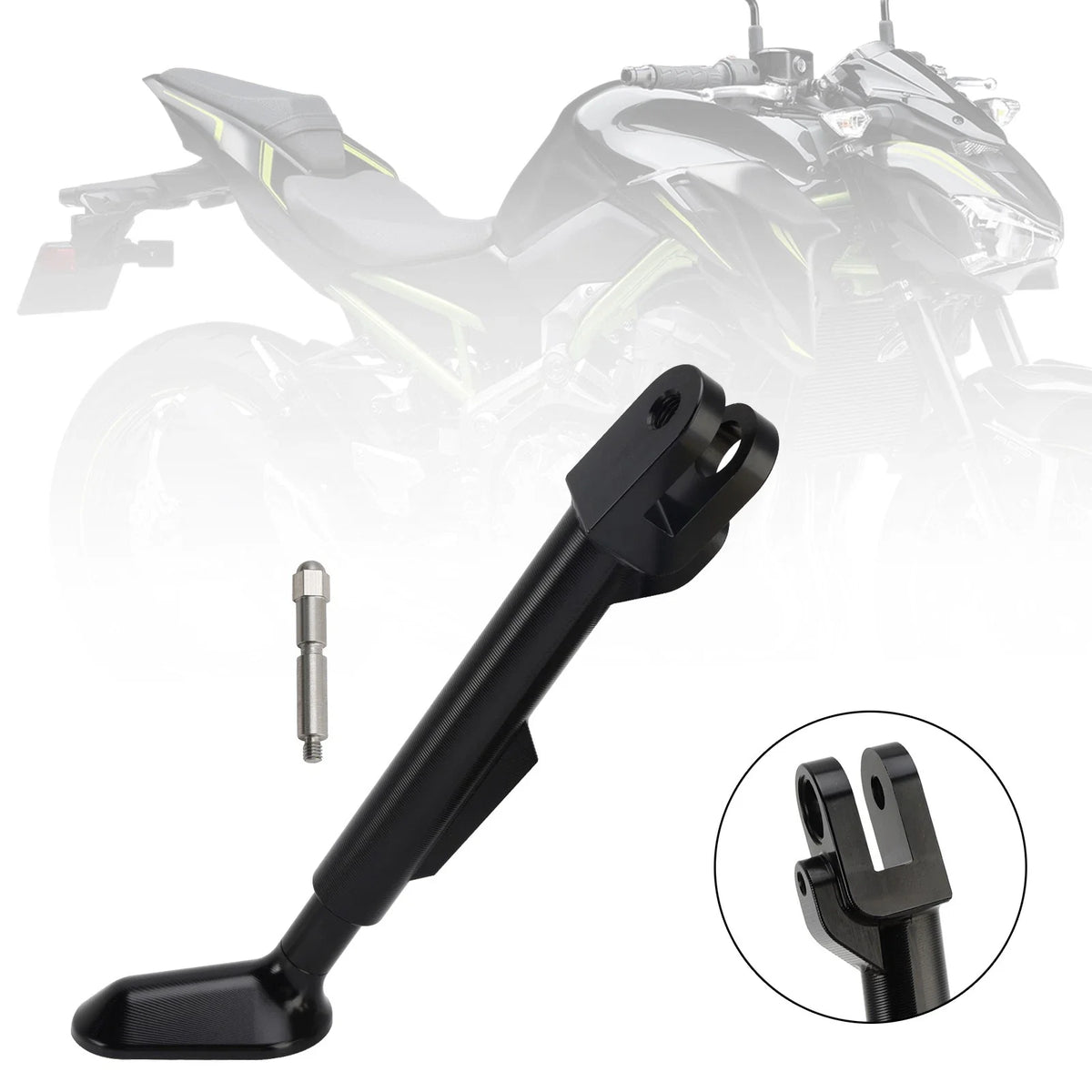 Adjustable Foot Side Stand Kickstand for Kawasaki Z900 (2025)