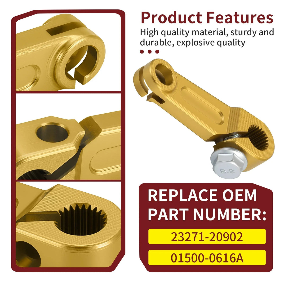 Clutch Release Arm for Suzuki DR-Z250 (2001–2007), DR-Z400 (2000–2024) w/ Bolt