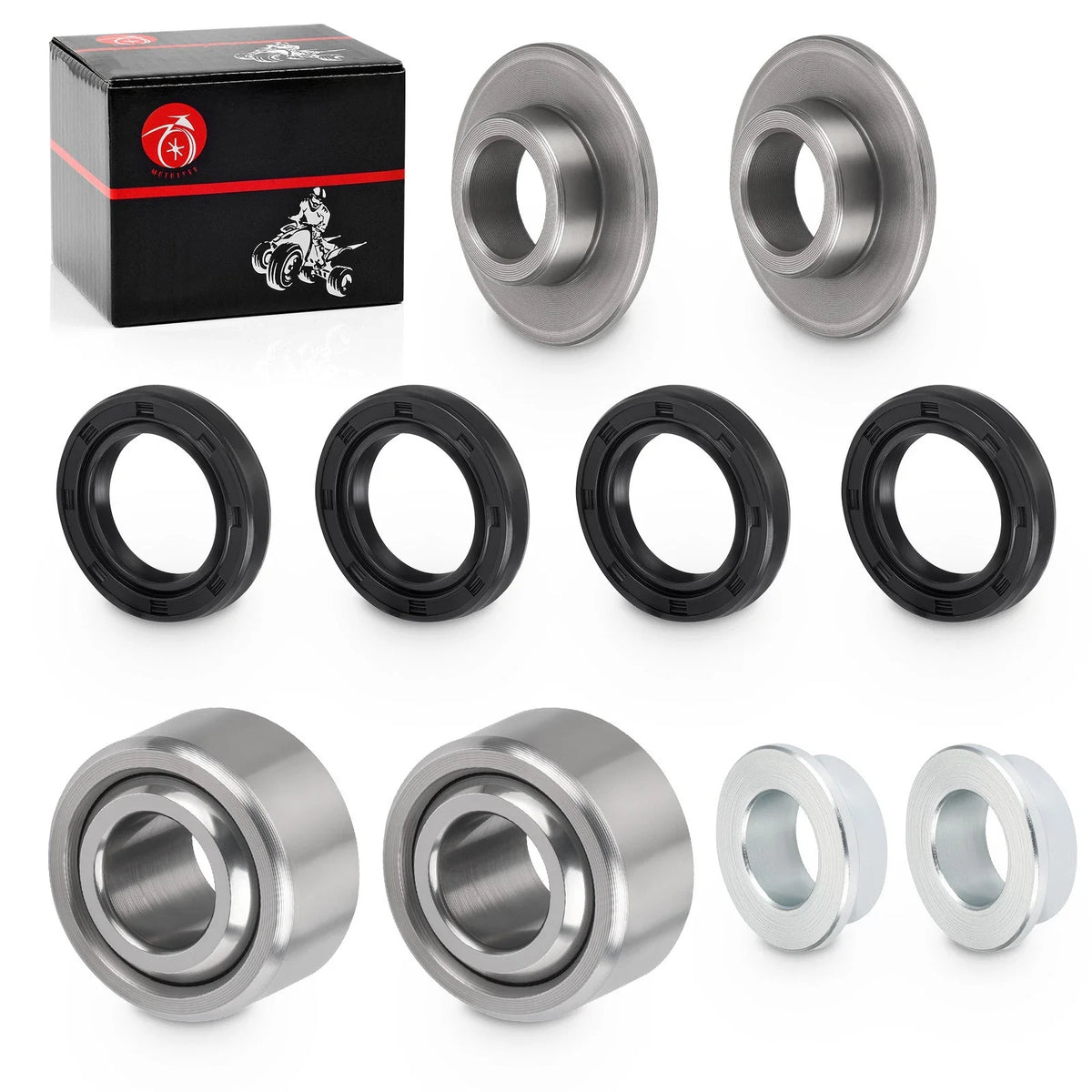 Rear Shock Bushing Bearing Rebuild Kit for Yamaha Warrior 350 (1987–2004)