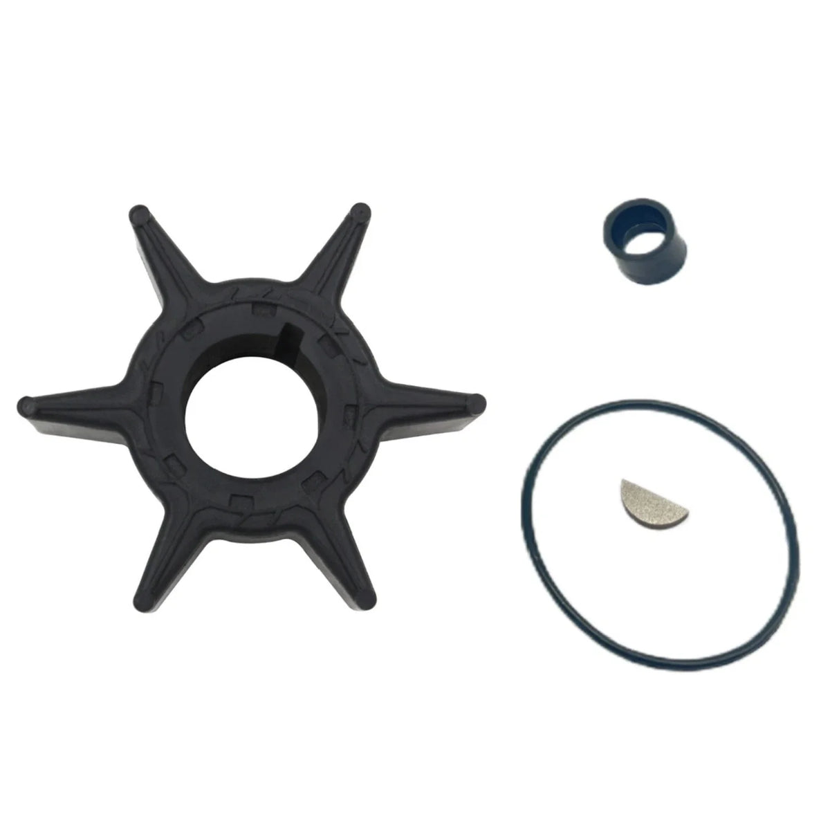 Water Pump Impeller Kit for Yamaha 2-Stroke 30hp, 4-Stroke 25hp (61N-W0078-01)