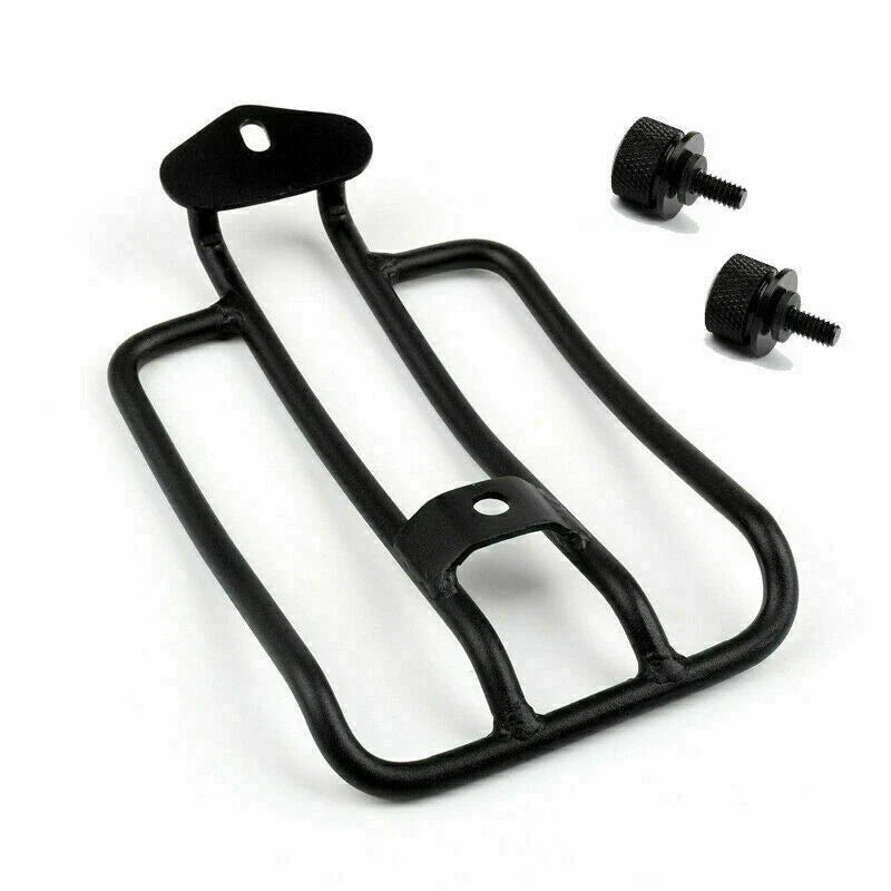 Black Solo Seat Luggage Rack for Sportster XL883 1200 (2004–2016) T9