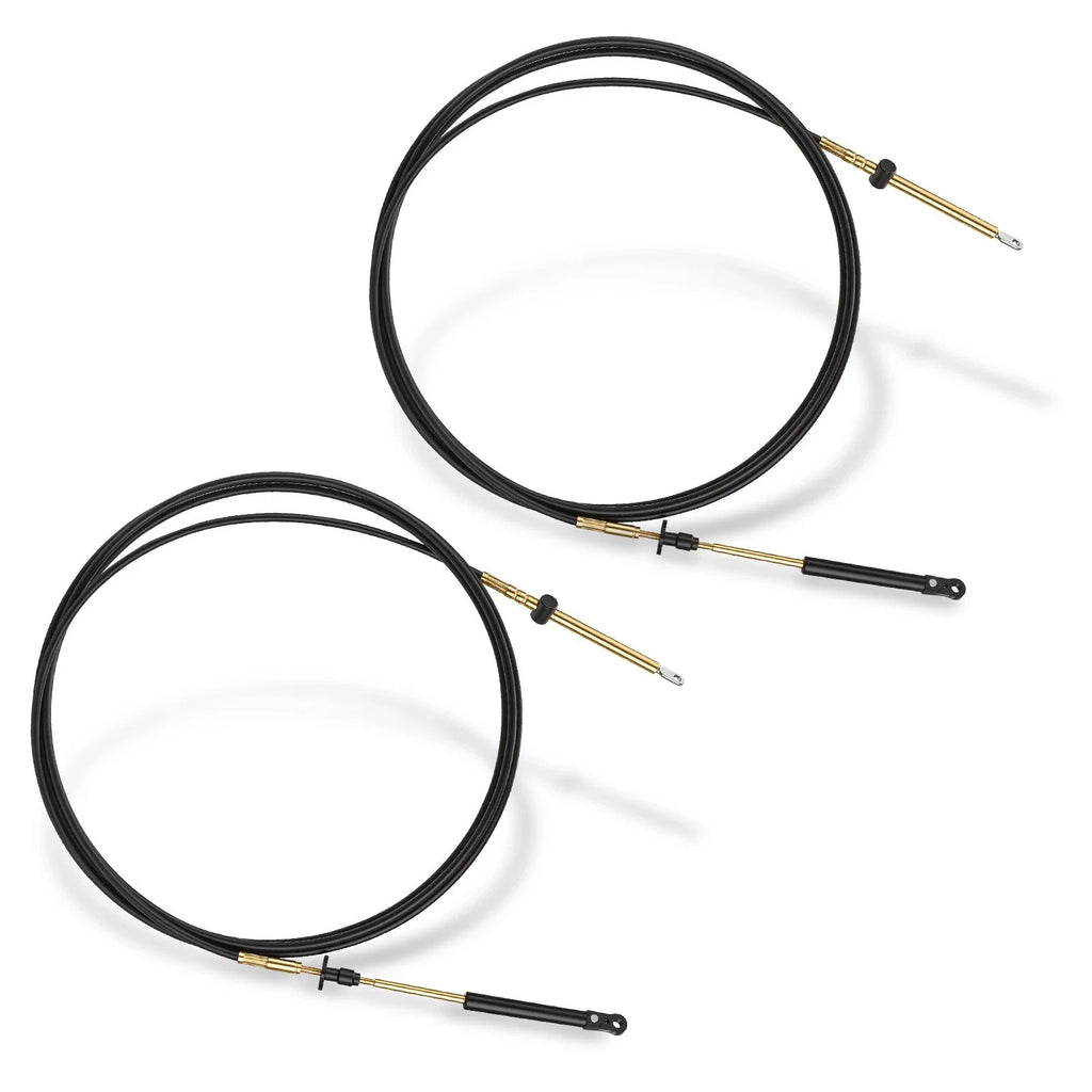 2X Snap-In Throttle/Shift Control Cable 14' for Johnson Evinrude (1970–2023) 0173114