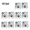 10x Carburetor Gasket Kit for Husqvarna 130BT (2000–2023) K20-WYA