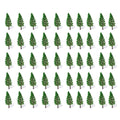 50pcs 1.88" Pine Trees for Railroad Landscape Scenery
