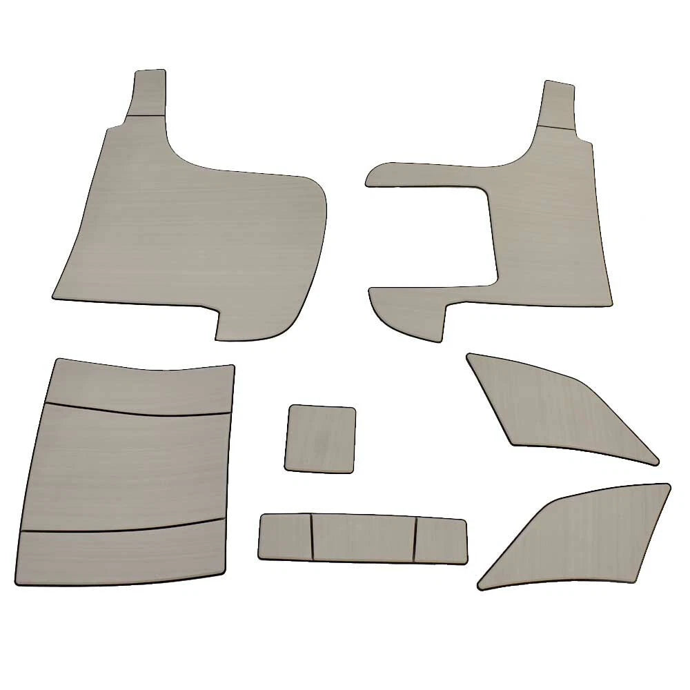 Tahoe Boat Non-Skid Mats 323824 - T16 Swim Platform Gray Black (set of 7)