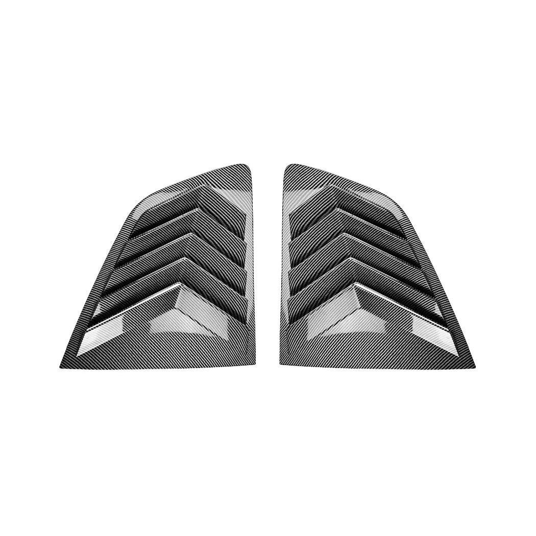 Carbon Look Rear Quarter Window Louver Scoop Vent Cover for BMW X3 G01 (2018–Present)