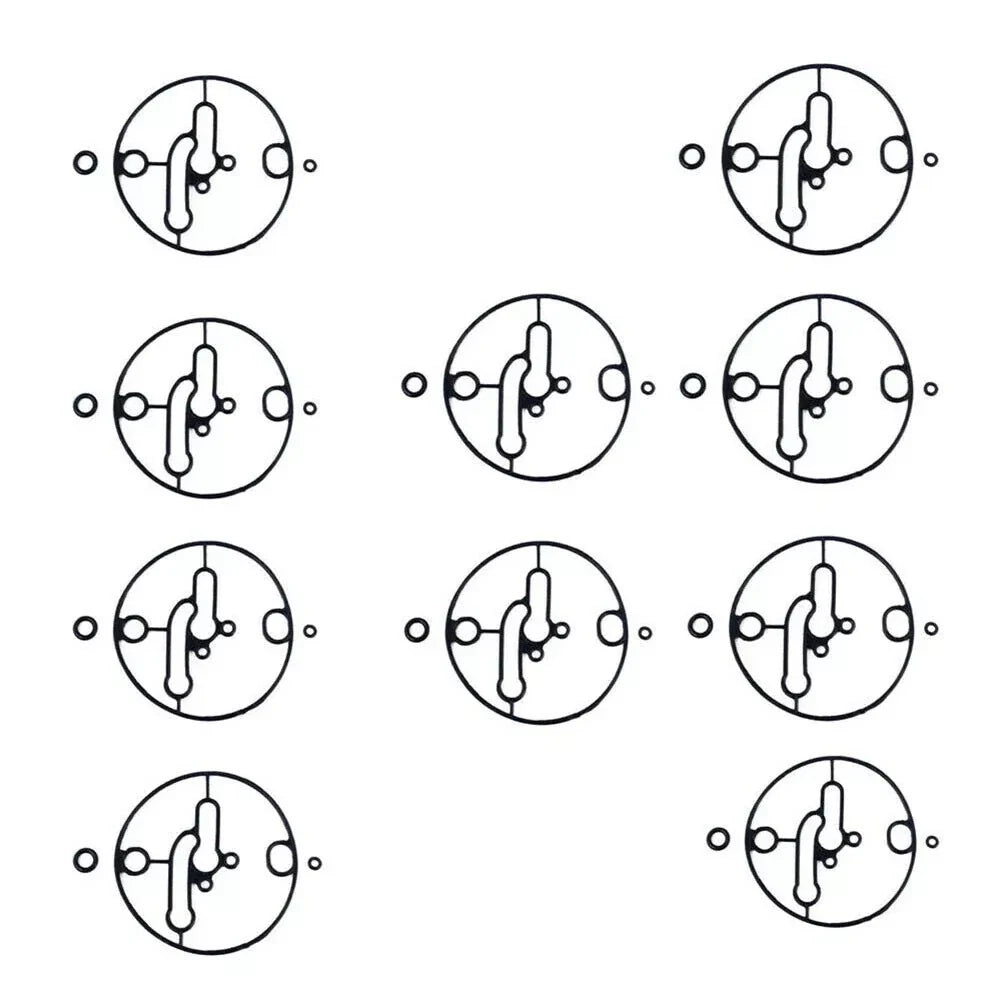 Set of 10 Carburetor Float Bowl Gaskets for Nikki B & Stratton (N/A) 698781 796184 799727