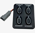 Pursuit Boats 329828, Helm Center Vent 4 Position Switch Panel