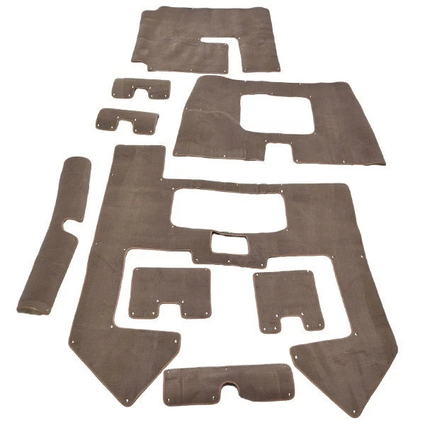 SeaArk Boat Snap-In Carpet Set - Outlaw 180 Brown (set of 9)