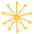10Pcs Tent Ground Stakes Pegs Camping Soil Patio Gardening Heavy Duty Stake B