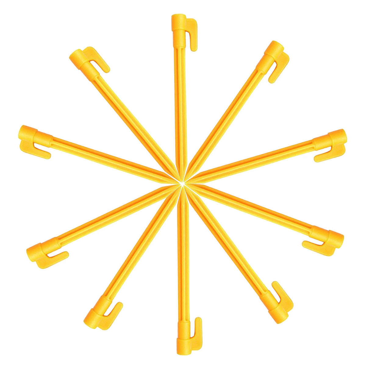 10Pcs Tent Ground Stakes Pegs Camping Soil Patio Gardening Heavy Duty Stake B