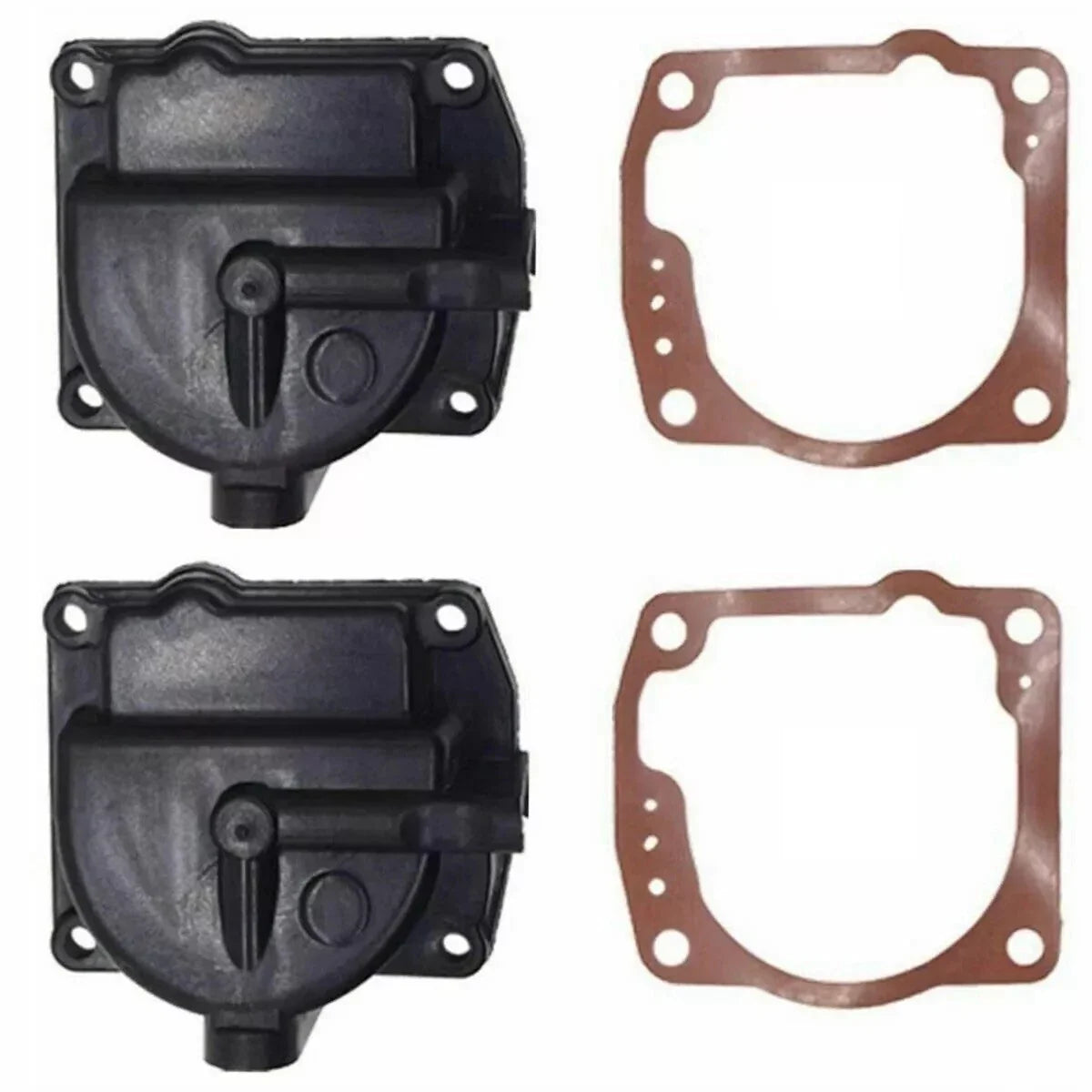 2X Float Chamber Carb Bowl 343870 for OMC Johnson/Evinrude 90-175hp (90-99)