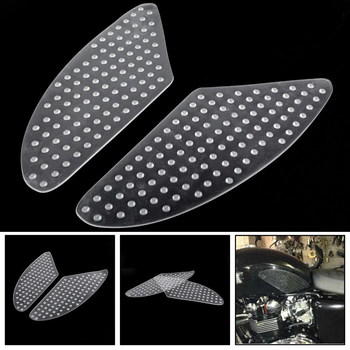 Tank Traction Pad Side Gas Knee Grip Protector for Kawasaki ZX6R ZX10R (2006–2023)
