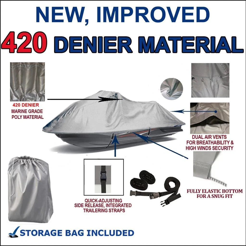 PWC 420D Jet Ski Cover for SeaDoo Bombardier GSX LTD (1996–1999)