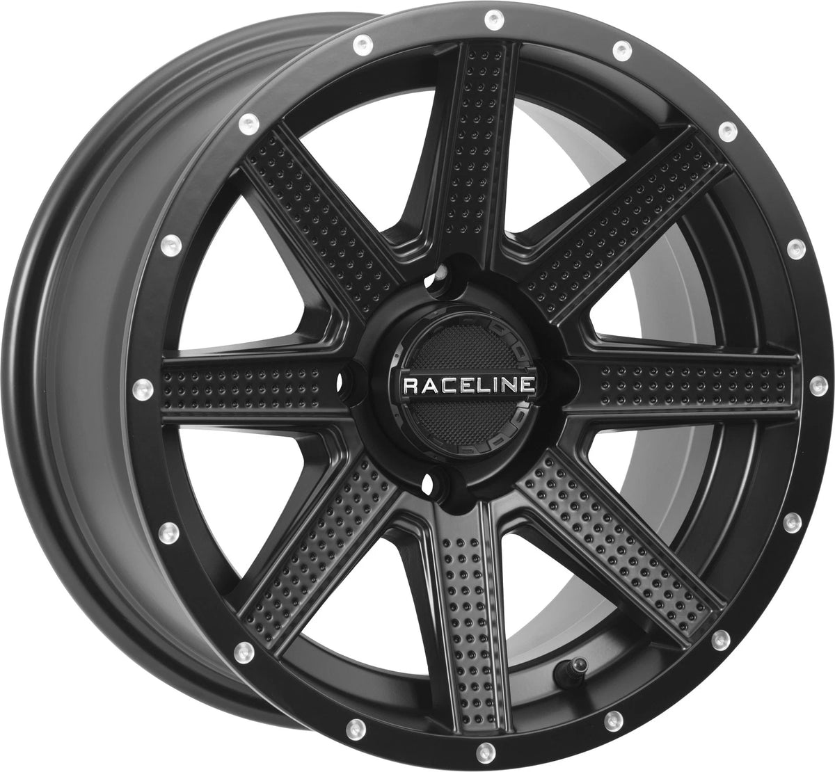 RACELINE Hostage Wheel 14x7 4/137 5+2 Black - Fits ATV/UTV Models
