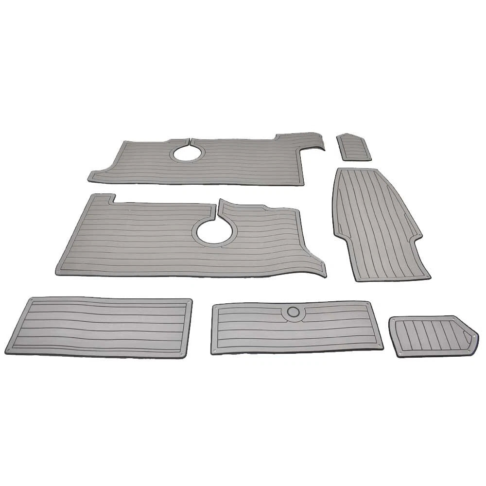 Larson Boat Cockpit Mat Kit 8138176 - LXH 230 IO Slate Gray (7PC)